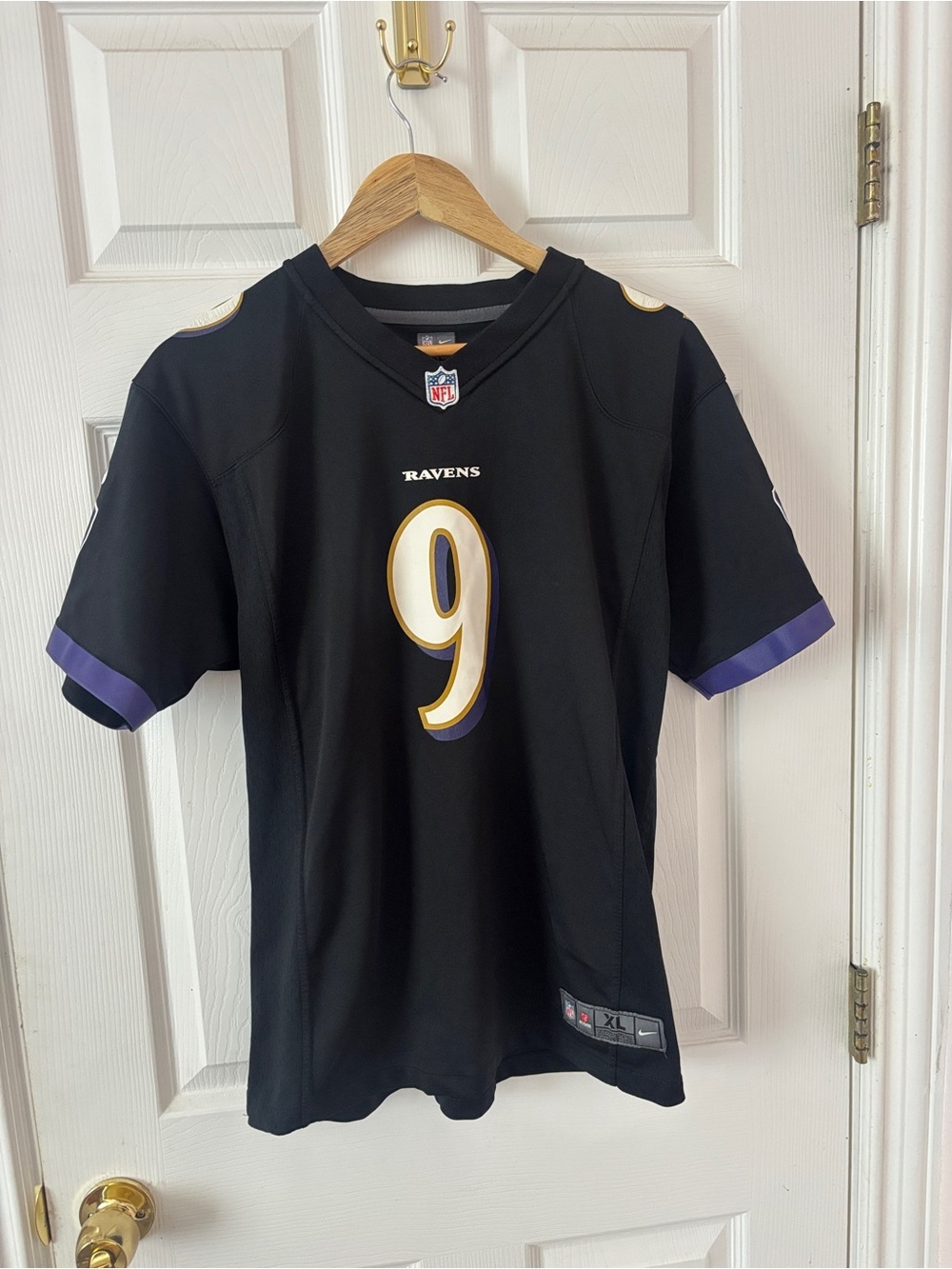 Nike Baltimore Ravens Justin Tucker #9 Women's Jersey Black XL Fits M/L  REDUCED